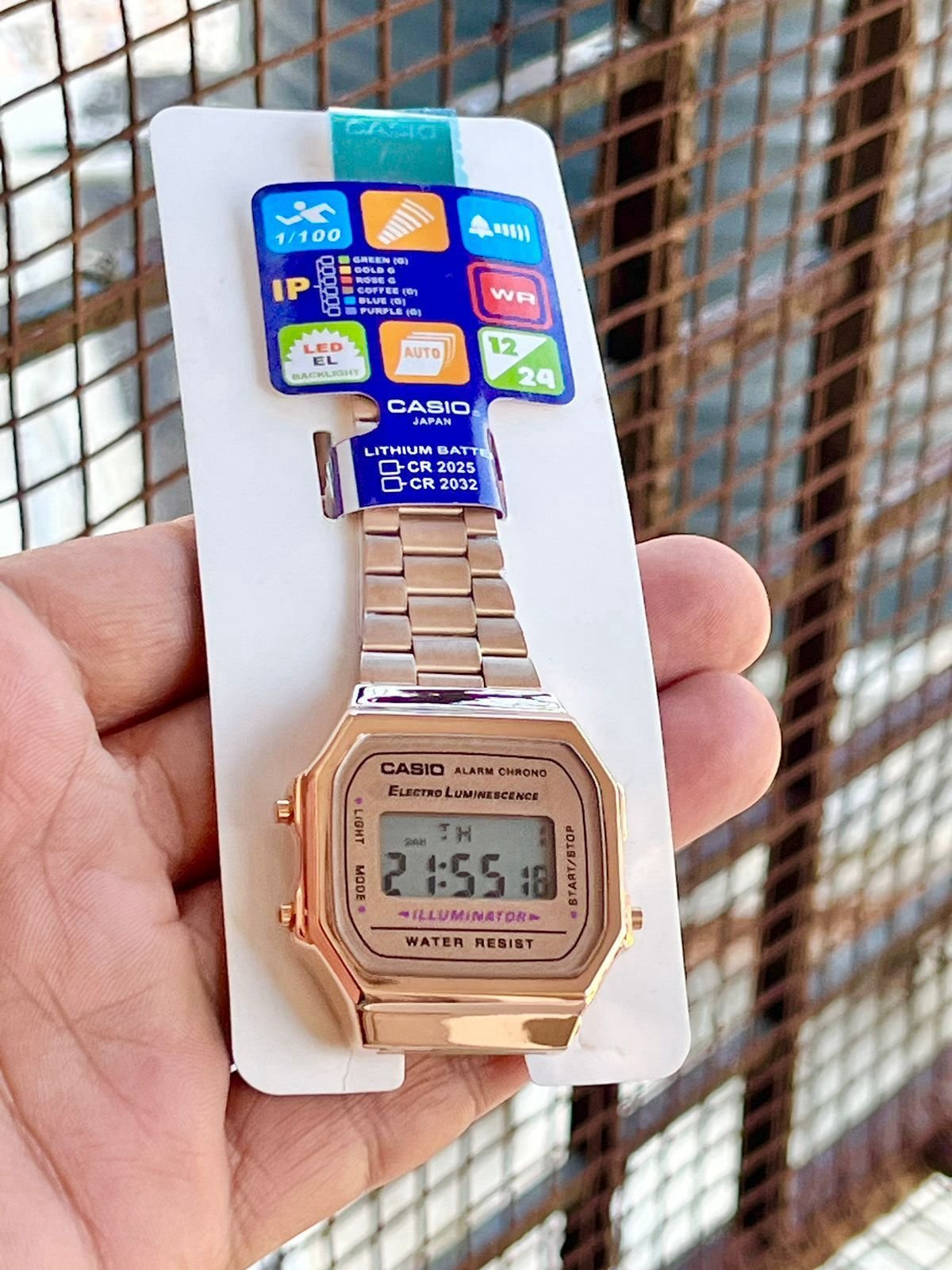 CASIO VINTAGE Mod. ILLUMINATOR - COPPER GLITTER